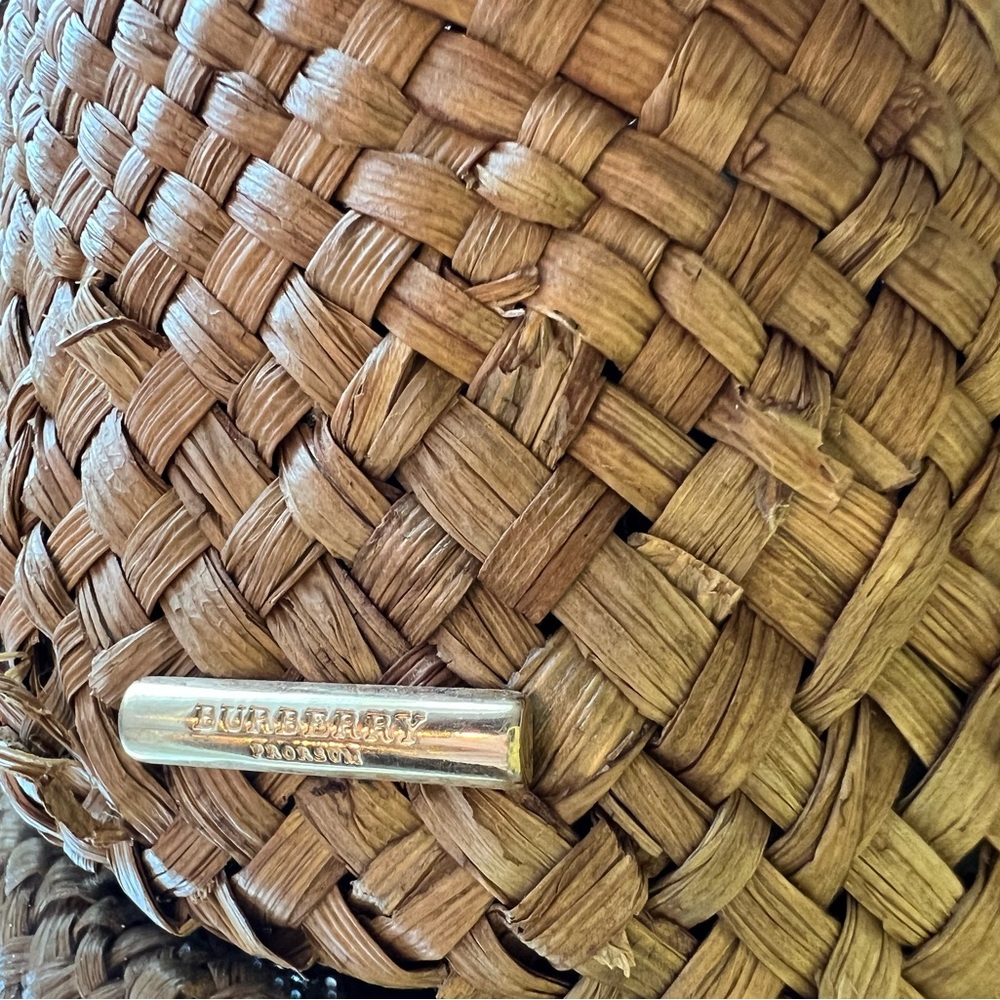 Burberry raffia Pom hat - Picture 2 of 3